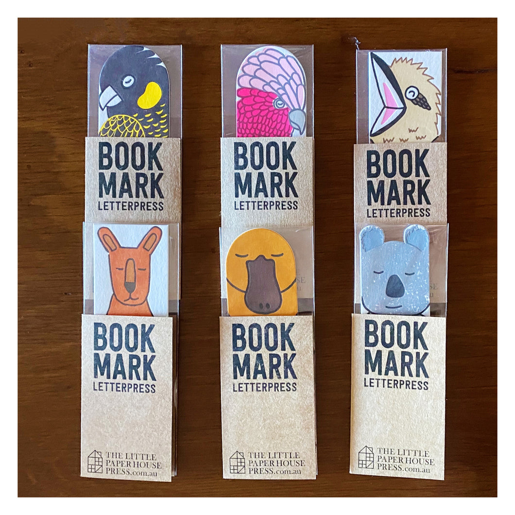 The Little Paper House Press BOOKMARK set of 6