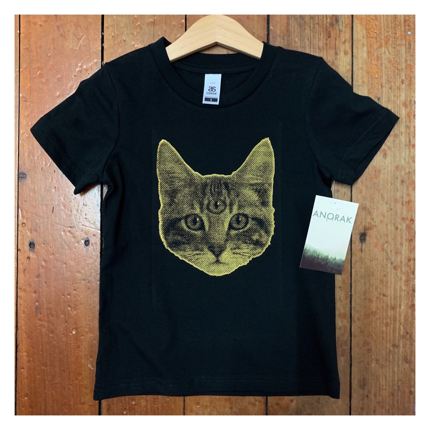 “Meow”© T-shirt for youth by Anorak®v