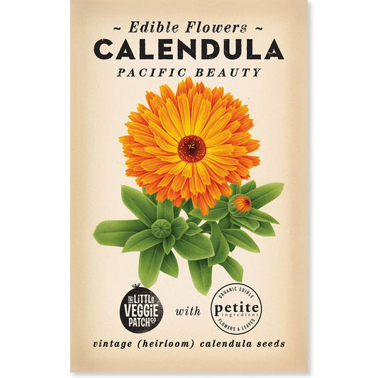 Little Veggie Patch Co - CALENDULA "PRINCESS MIX" HEIRLOOM SEEDS