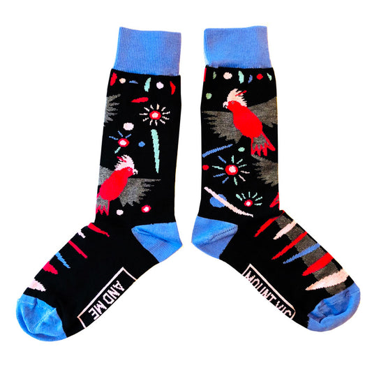 Blue Mountains Socks : Galahs