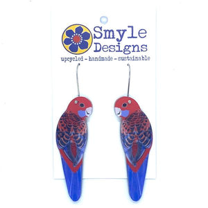 Smyle Designs - Crimson Rosella Earrings