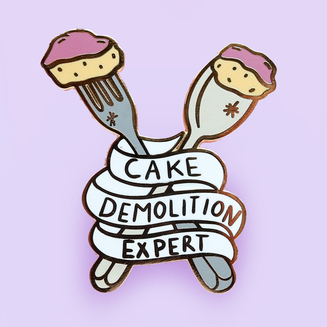 Jubly Umph - Cake Demolition Expert Lapel Pin
