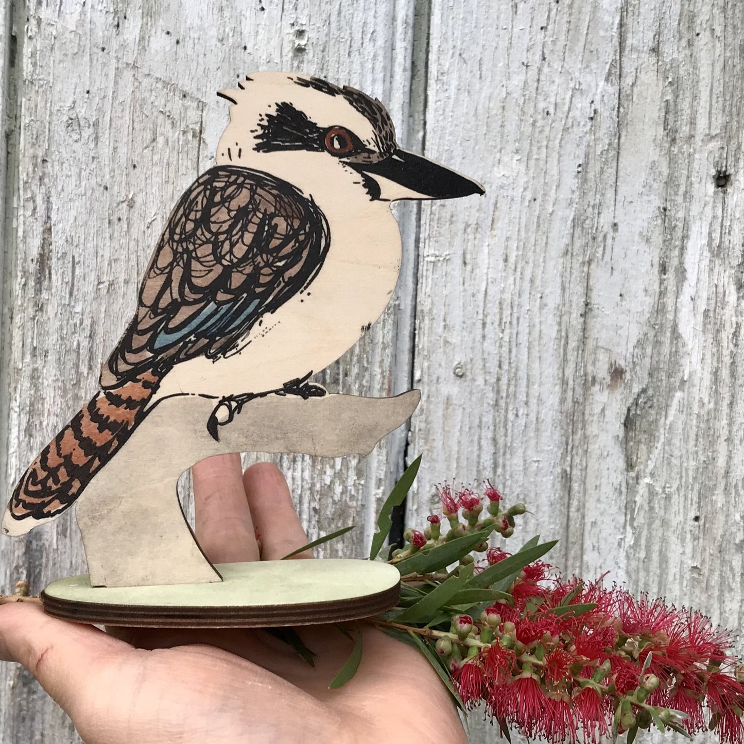 Bridget Farmer - Standing Bird - Laughing Kookaburra