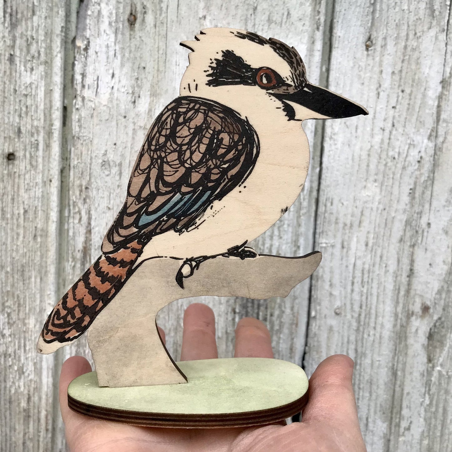 Bridget Farmer - Standing Bird - Laughing Kookaburra