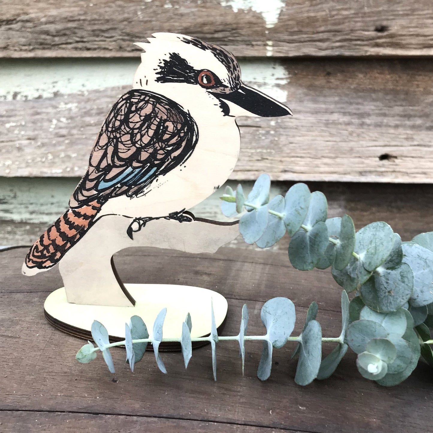 Bridget Farmer - Standing Bird - Laughing Kookaburra