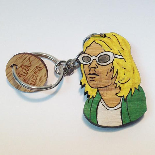 Milk Thieves - Kurt Cobain Keyring