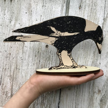 Bridget Farmer - Standing Bird - Australian Magpie