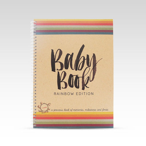 Rhi Creative Rainbow Baby Book for same sex parents