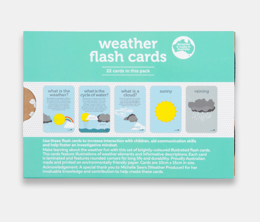 Two Little Ducklings - WEATHER FLASH CARDS