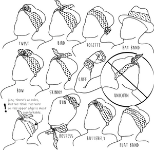 Anticraft Wired Head Scarf TWIXT PETER RABBIT