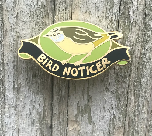 Bridget Farmer - Lapel Pin - Bird Noticer