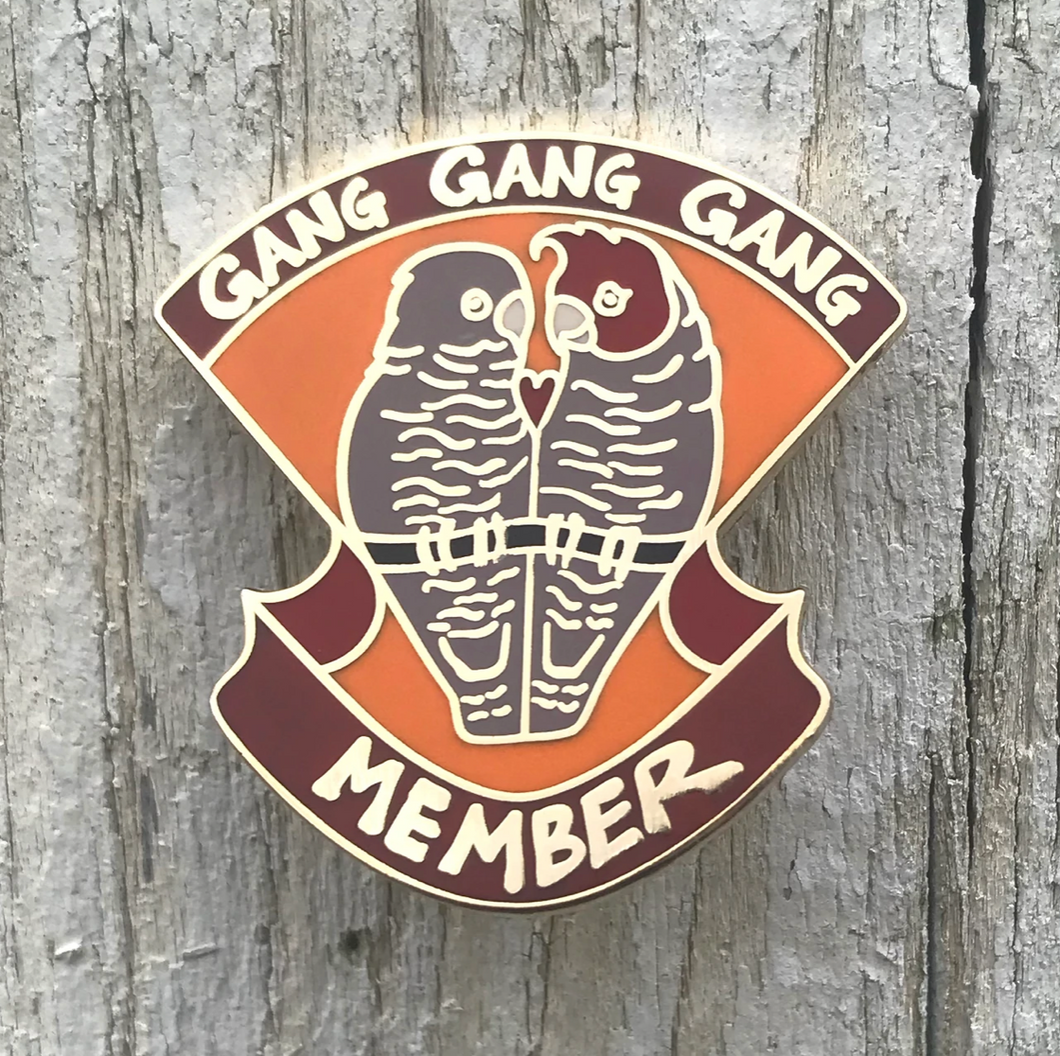 Bridget Farmer - Lapel Pin - Gang Gang Gang Member