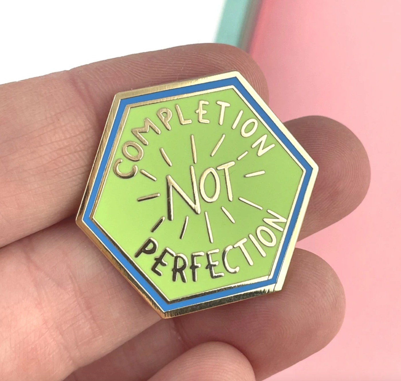 Jubly Umph - Completion Not Perfection Lapel Pin