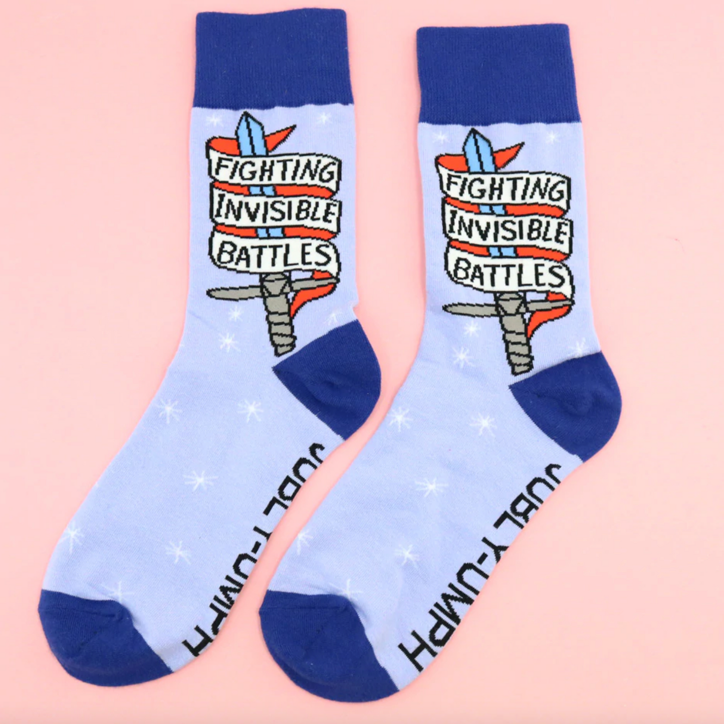 Jubly Umph Fighting Invisible Battles Socks