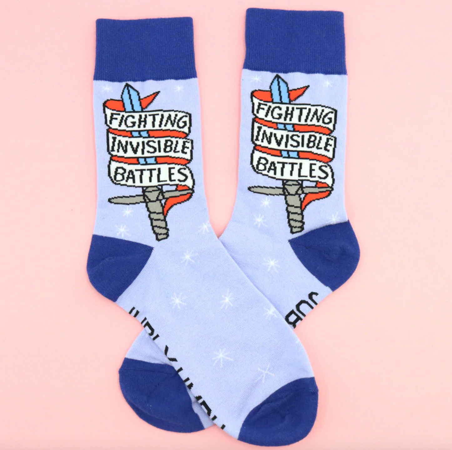 Jubly Umph Fighting Invisible Battles Socks