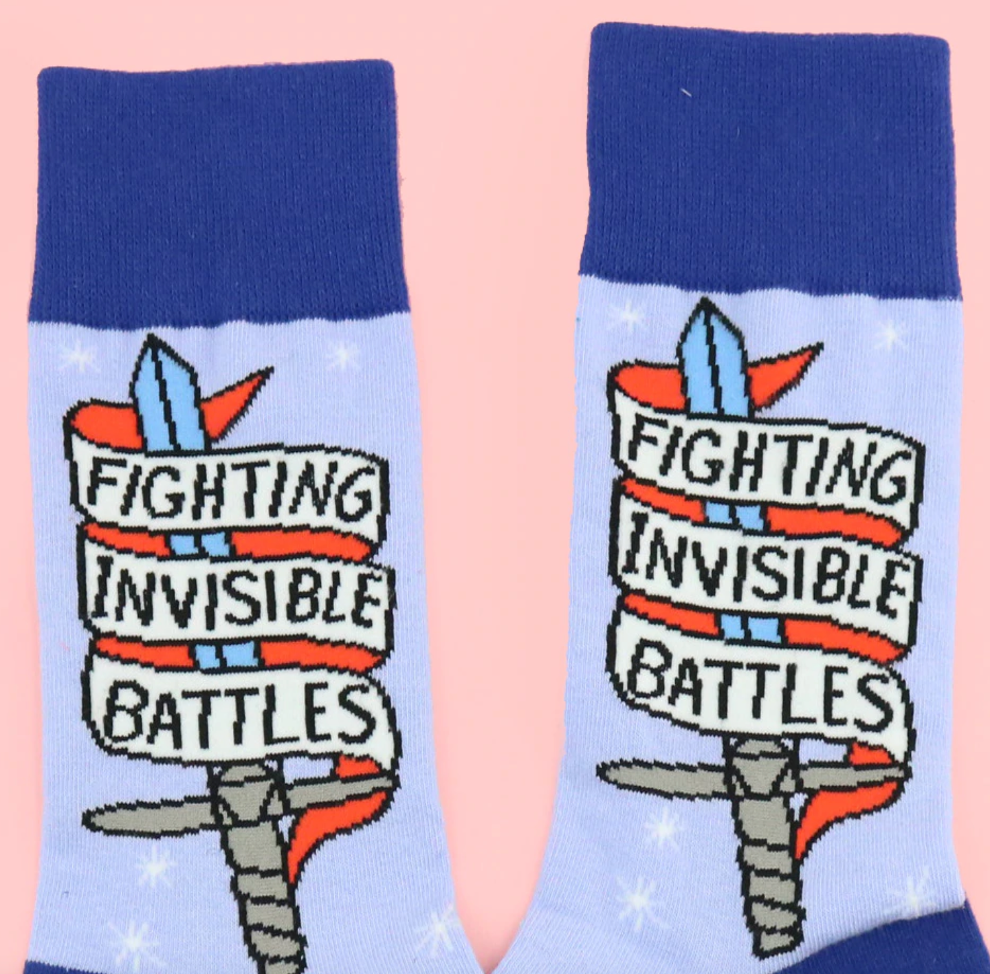 Jubly Umph Fighting Invisible Battles Socks