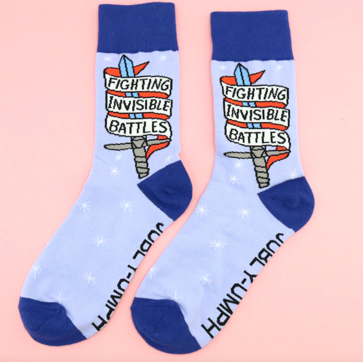 Jubly Umph Fighting Invisible Battles Socks