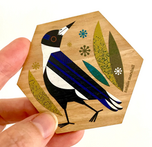 Little Hello Studio Australian Natives Wooden Magnets / Birds