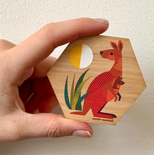 Little Hello Studio Australian Natives Wooden Magnets / Set One