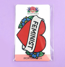 Jubly Umph - FEMINIST HEART EMBROIDERED PATCH