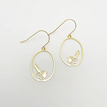 DENZ Mini Fairy wren dangles in gold or silver - you choose!