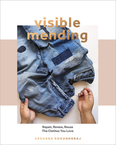 Visible Mending - a paperback book