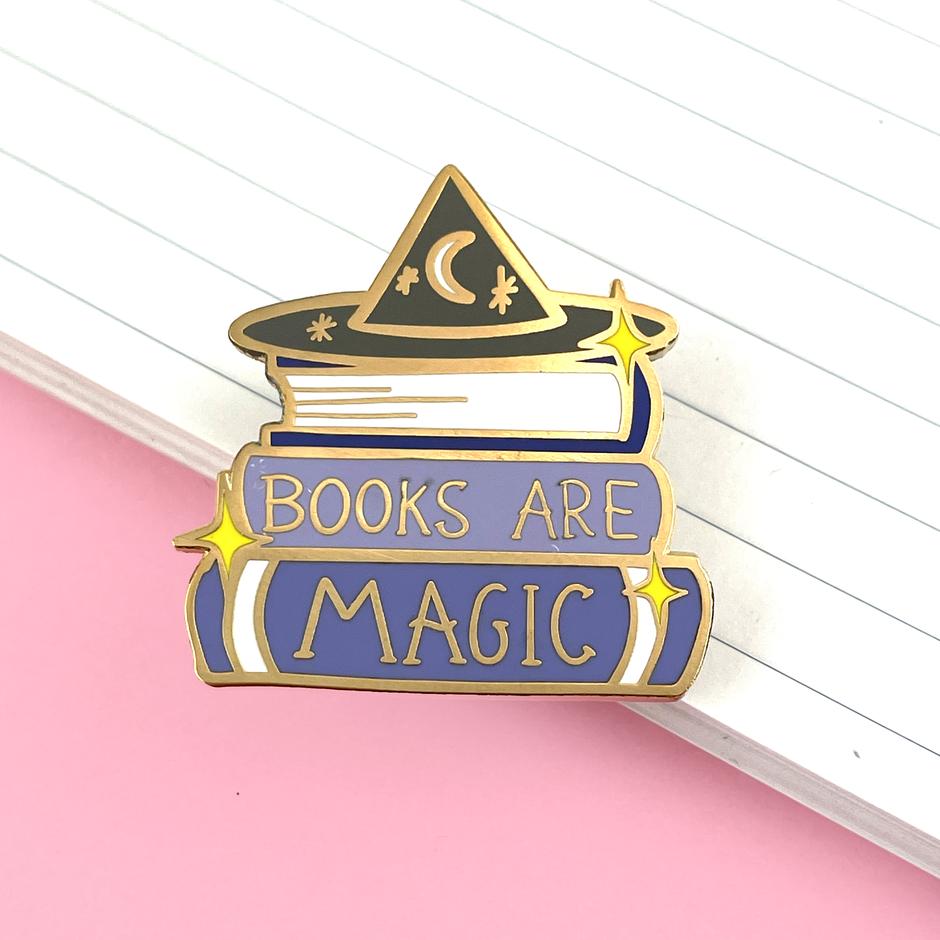 Jubly Umph -  Books Are Magic Lapel Pin