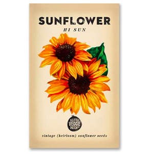 Little Veggie Patch Co - SUNFLOWER 'HI-SUN' HEIRLOOM SEEDS