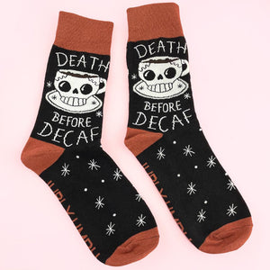 Jubly Umph Death Before Decaf Socks