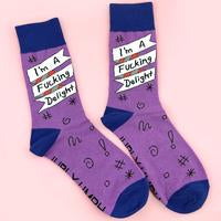 Jubly Umph I'm A F&*^ing Delight Socks