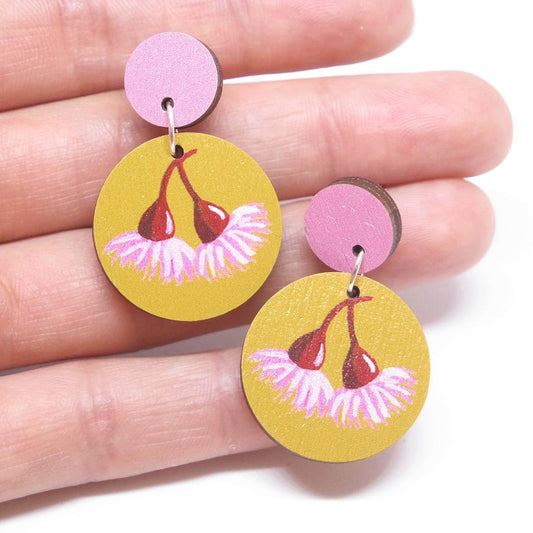 Pixie Nut & Co - Round, Gum earrings