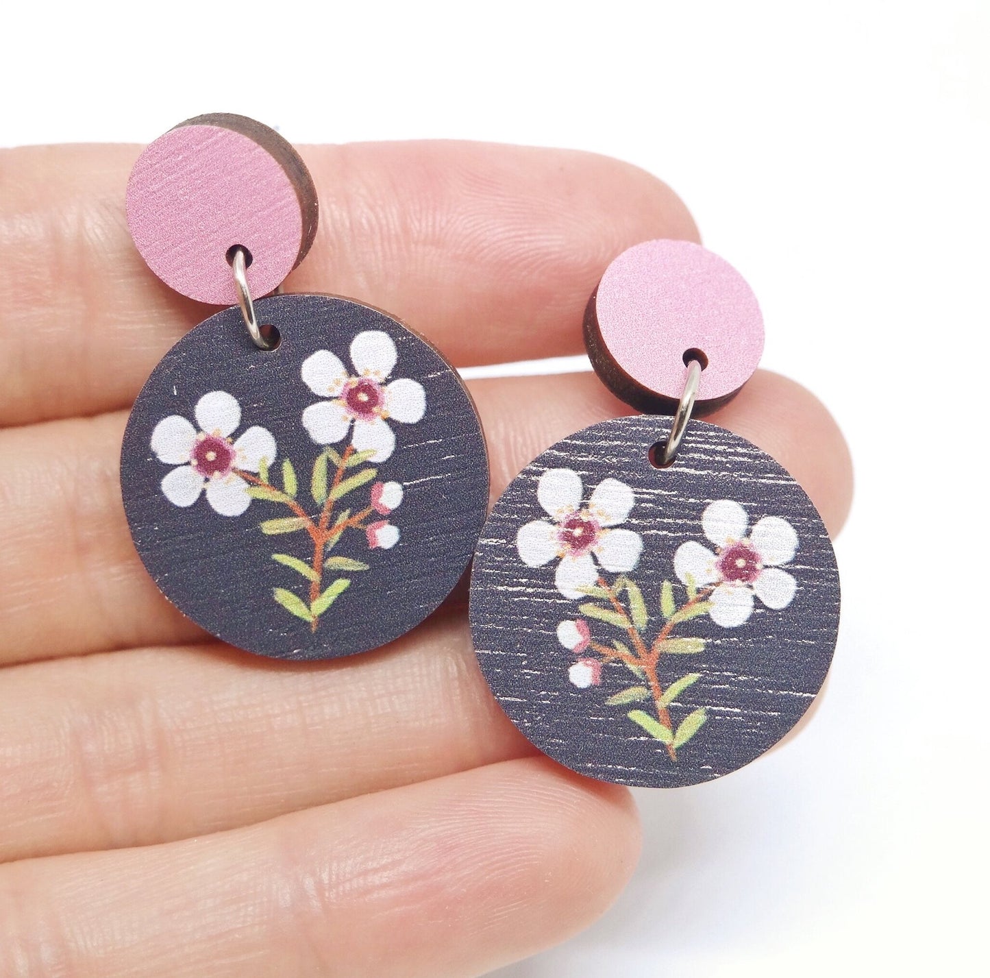 Pixie Nut & Co - Geraldton Wax earrings