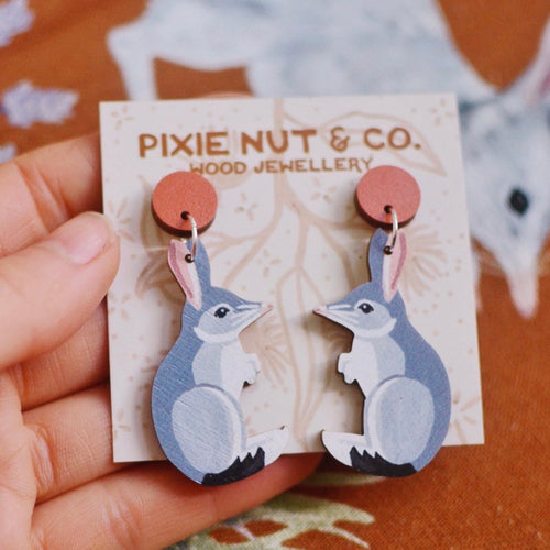PIxie Nut & Co - Bilby earrings