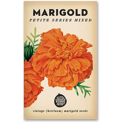 Little Veggie Patch Co - MARIGOLD 'PETITE SERIES MIXED' HEIRLOOM SEEDS