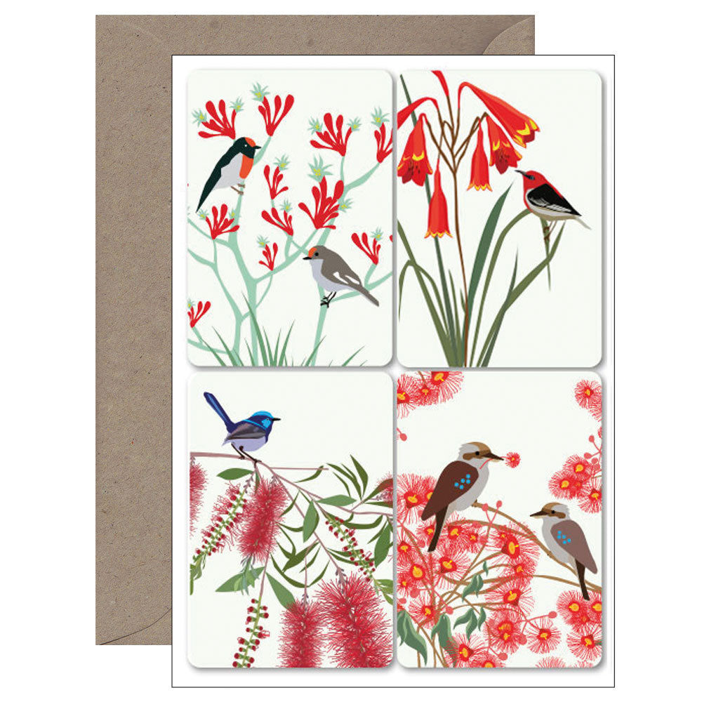 Mokoh Design - Bloom Bird Magnet Card