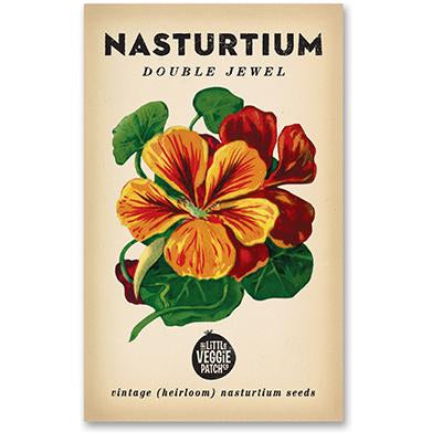 Little Veggie Patch Co - NASTURTIUM 'DOUBLE JEWEL' HEIRLOOM SEEDS