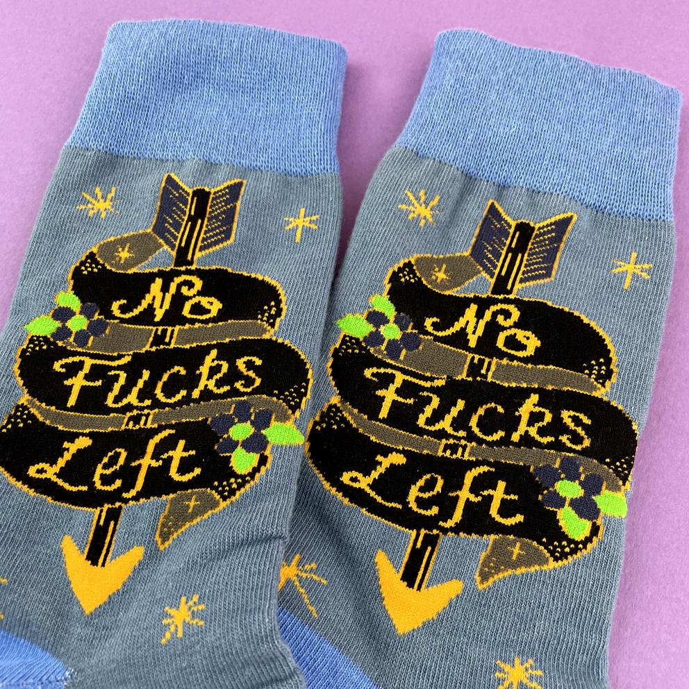 Jubly Umph No F***s Left Socks