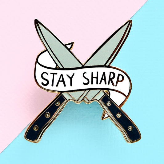 Jubly Umph - STAY SHARP LAPEL PIN