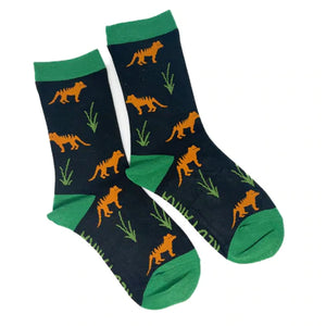 Red Parka Socks: Thylacine